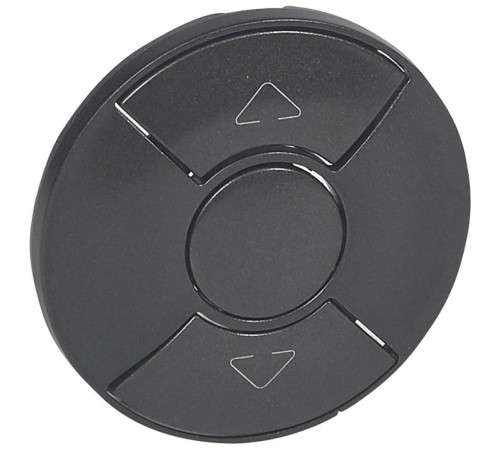 Celiane Графит Накладка выключателя жалюзийного  067955  Legrand