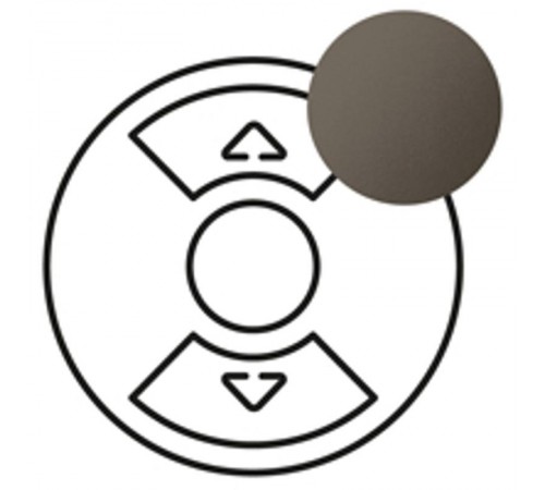 Celiane Графит Накладка выключателя жалюзийного  067955  Legrand