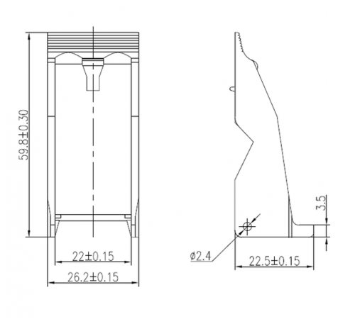 Держатель реле РМ-22-36 EKF AVERES  rm-22-36d  EKF
