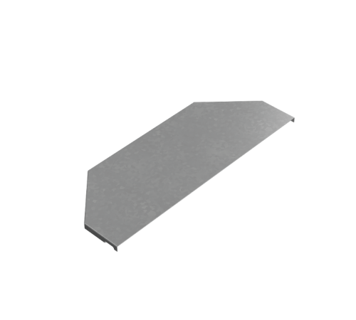 Крышка переходника центрального 300-500 мм "ПЛЮС" HD  KPDplus300-500-C HD   КМ-профиль