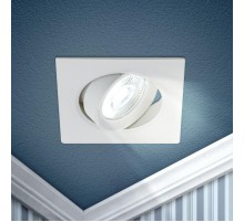 Светильник светодиодный встраиваемый KL LED 21A-5 4K WH LED квадратный поворотн. LED SMD 5W 4000K белый  Б0037035  ЭРА