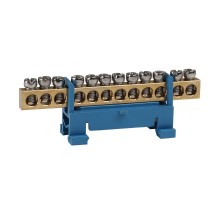 Шина нулевая тип Стойка OptiKit  BB-S-N-DIN-12-6х9 синий  277830  КЭАЗ