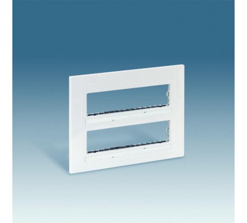 Simon 82 Рамка, 16 узких (8 широких) модулей в 2 ряда (+суппорт), 193*250*10,5мм, S82C, шампань  82851-34  Simon