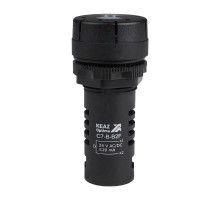 Зуммер с непрерывным сигналом OptiSignal Compact D22 C7-B-B2C черный 24 В AC/DC   362175  КЭАЗ