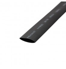 Термоусадочная трубка 19,0/9,5 мм, черная, упаковка 50 шт. по 1 м  21-9006  REXANT