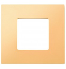 Simon 27 Накладка декоративная на рамку базовую, 1 пост, S27 Play, Color, кремовый  2700617-070  Simon