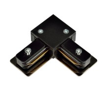 Соединитель для шинопровода осветительного L-образный однофазный черный UBX-Q121 K21 BLACK 1 POLYBAG  UL-00001280  Volpe