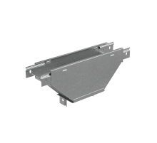Т-ответвитель переходник 50х200-300 мм верт. c разворотом трассы на 90 град "ПЛЮС" (нчб)  TDPVplus90-50-200-300  КМ-профиль