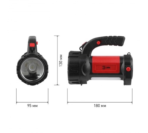 Фонарь светодиодный PA-607 прожектор аккумуляторный 8 Вт, литий, поворотная ручка, Альфа  Б0052745  ЭРА