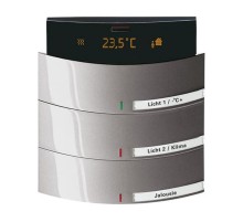 6321/38-20-500 Сенсор 3/6-клавишный, терморегулятор, triton, цвет платина  6320-0-0052  2CKA006320A0052  ABB