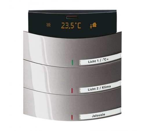 6321/38-20-500 Сенсор 3/6-клавишный, терморегулятор, triton, цвет платина  6320-0-0052  2CKA006320A0052  ABB