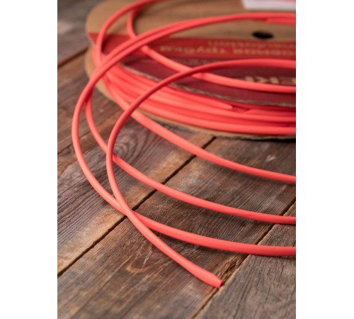 Термоусаживаемая трубка ТУТ нг 6/3 красная EKF PROxima  tut-6-r  EKF