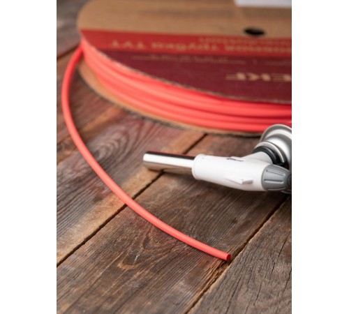 Термоусаживаемая трубка ТУТ нг 6/3 красная EKF PROxima  tut-6-r  EKF