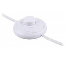 DM106 сетевой шнур (с ножным выключателем), 2,5 м, пластик, белый  29844  FERON