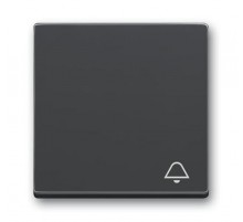 Клавиша для механизма 1-клавишного выключателя, c символом ""ЗВОНОК"" Future/Axcent/Carat/Династия, антрацит"  2CKA001751A3176  ABB
