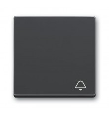 Клавиша для механизма 1-клавишного выключателя, c символом ""ЗВОНОК"" Future/Axcent/Carat/Династия, антрацит"  2CKA001751A3176  ABB