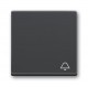 Клавиша для механизма 1-клавишного выключателя, c символом ""ЗВОНОК"" Future/Axcent/Carat/Династия, антрацит"  2CKA001751A3176  ABB