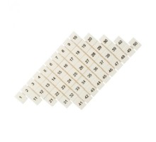 Маркеры для JXB-ST 2,5 с нумерацией 1-50 (100 шт.) EKF PROxima  zb-st-2.5-1-50  EKF