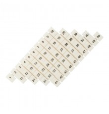 Маркеры для JXB-ST 2,5 с нумерацией 1-50 (100 шт.) EKF PROxima  zb-st-2.5-1-50  EKF