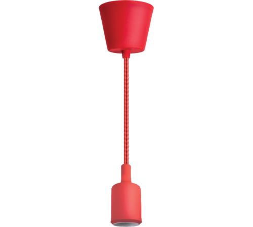 Светильник бытовой подвес  61 524 NIL-SF02-011-E27 60Вт 1м. пласт. красный  61524  Navigator