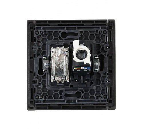 FORTE&PIANO Розетка двойная TV+RJ45 кат.5E FP336 серый  FP-AK20-1-K03  IEK