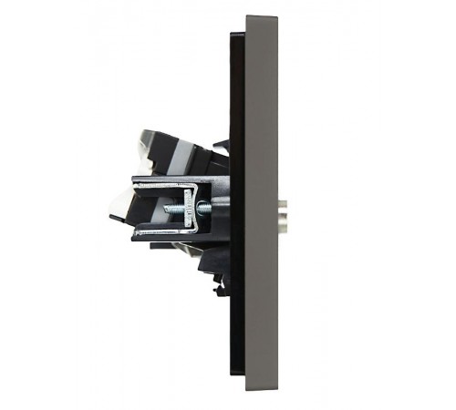 FORTE&PIANO Розетка двойная TV+RJ45 кат.5E FP336 серый  FP-AK20-1-K03  IEK