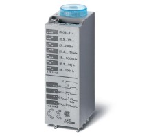 Миниатюрный мультифункциональный таймер (AI, DI, SW, GI); монтаж в розетку; питание 12В АС/DC; 2CO 10A  850200120000  Finder