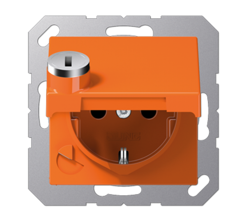 SCHUKO® розетка с замком A1520BFKLSLO Jung