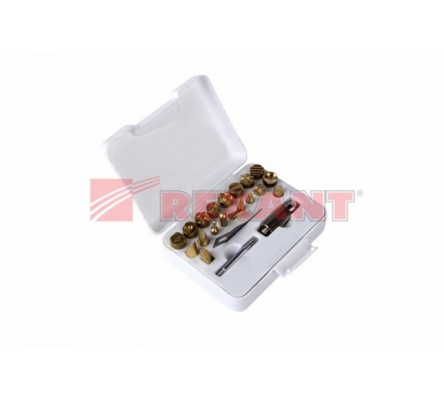 Набор паяльник-выжигатель (21 насадка) 220 V 20/50 Вт  12-0187  REXANT