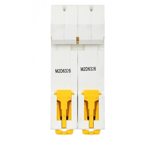 Выключатель автоматический двухполюсный M06N 2P D 63А 6кА ARMAT  AR-M06N-2-D063  IEK