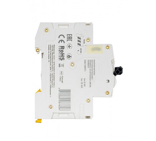 Выключатель автоматический двухполюсный M06N 2P D 63А 6кА ARMAT  AR-M06N-2-D063  IEK