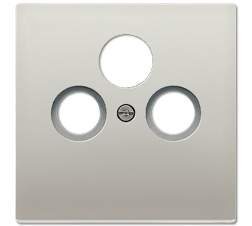 Крышка для SAT-TV-FM-розеток, фиксация винтом; металл; нержавеющая сталь; Edelstahl  ES2990SAT  Jung