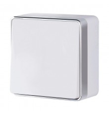 W5010001/ Электроустановочные изделия - Выключатель одноклавишный Gallant (белый)