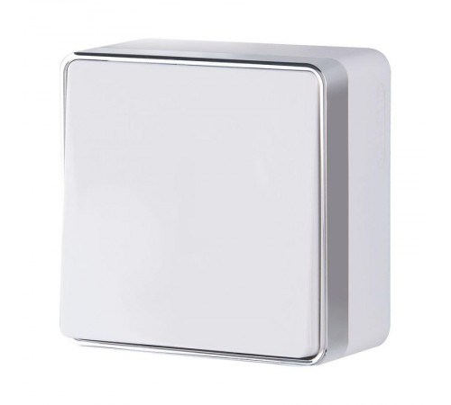 W5012001 Выключатель одноклавишный проходной Gallant (белый)  a051570  Werkel