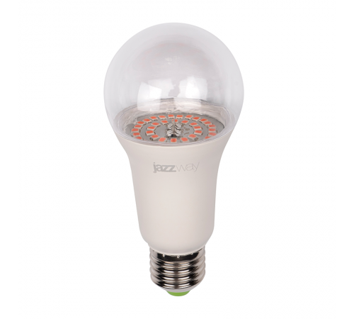 Лампа светодиодная PPG A60 Agro 15w CLEAR E27 IP20  (для растений)  .5049444  Jazzway