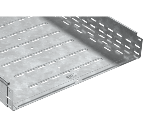 ESCA Лоток перфорированный 100х500х3000 HDZ  CLP10-100-500-3-M-HDZ  IEK