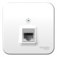 Blanca Белый О/У с изолирующей пластиной Розетка компьютерная RJ45, кат.5E  BLNIA045001  SE