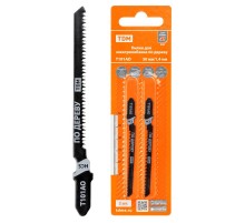 Пилки для электролобзика по дереву, HCS, 50х1,4 мм, фигурный рез, T101AO, 2 шт, "Рубин", TDM  SQ1089-0201  TDM