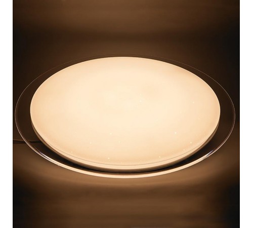 Светильник светодиодный управляемый с кантом и пультом 70W, Max. 5300Lum, 3000К-6500K, IP20, AL5000 STARLIGHT  41584  FERON