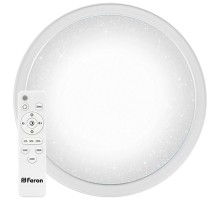 Светильник светодиодный управляемый с кантом и пультом 70W, Max. 5300Lum, 3000К-6500K, IP20, AL5000 STARLIGHT  41584  FERON