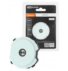 Розетка TV проходная фисташковая, "Байкал"   SQ1819-0110  TDM