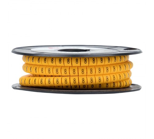 Маркер-кабельный 4,0кв.мм "8" (500шт.) (ЕС-2) EKF PROxima  plc-KM-4-8  EKF