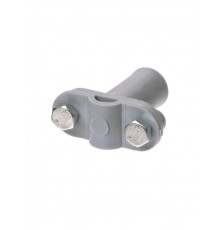 Держатель для гориз. и верт. поверхностей полим-й 2-х болтовой высота 45 мм, для прута 6-10 мм   SQ2402-3260  TDM