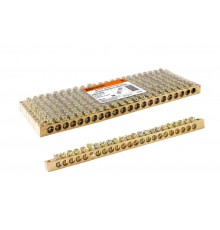 Шина "N" нулевая 8x12мм 22/2 (22 группы/крепеж по краям)   SQ0801-0074  TDM