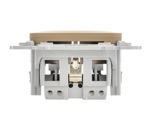 FLITE Розетка с заземлением без шторок быстрозажимные клеммы 16А РС11-1-ФлХ хаки  FI-R11-16-1-K59  IEK