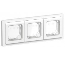 FLITE Рамка 3-местная IP55 Рпро-3-55-ФлБ белый  FI-M30-32-55-K01  IEK