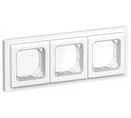 FLITE Рамка 3-местная IP55 Рпро-3-55-ФлБ белый  FI-M30-32-55-K01  IEK