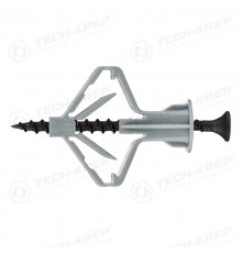 Дюбель для гипсокартона "бабочка" 10х50 с сам. 4х60 4 шт- пакет Tech- Krep ( 0,023 кг)  126703  Tech-KREP