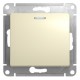Glossa Бежевый Переключатель 1-клавишный с подсветкой, сх.6а, 10АХ  GSL000263  SE