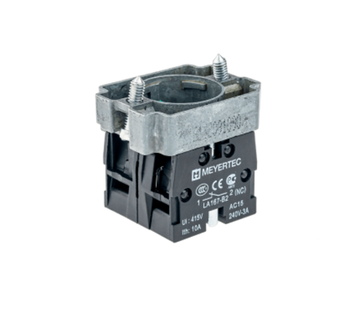 Основание с блок-контактом, 1NO+1NC, мет. MTB2-BZ15  43310  ОВЕН